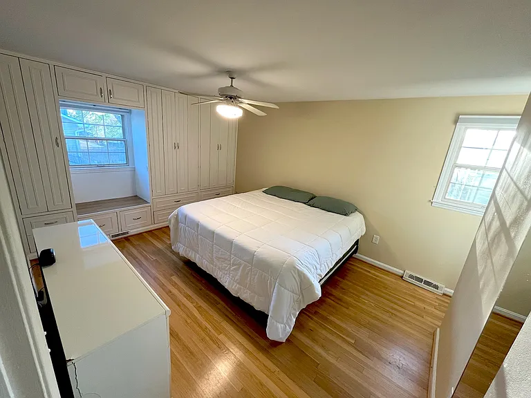 Master Bedroom with built in closets