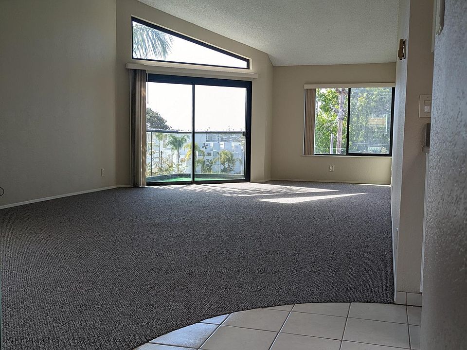 view toward balcony from kitchen
