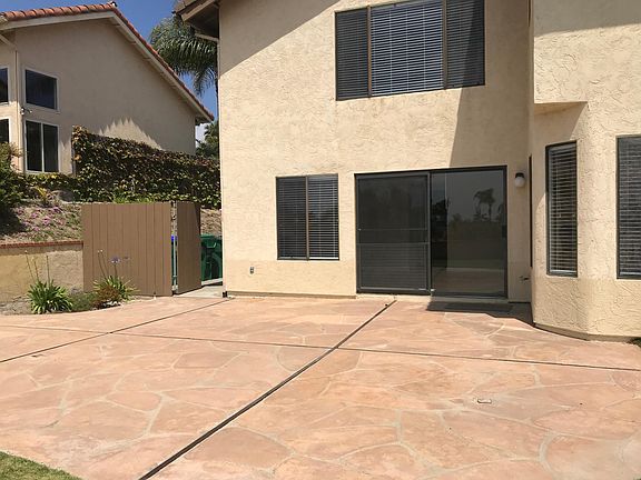 Large patio