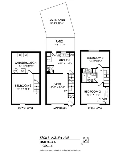 Floor plan 3 Bedroom