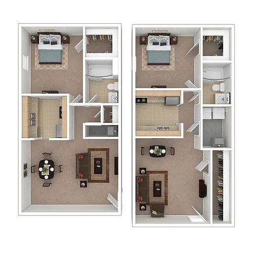 Floor plan 1 Bedroom 1 Bathroom