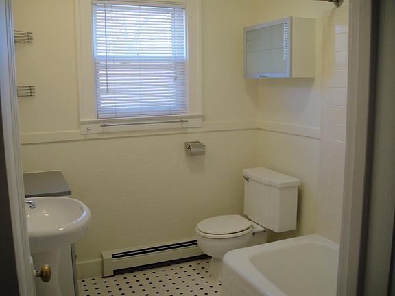 Bath with tub and shower