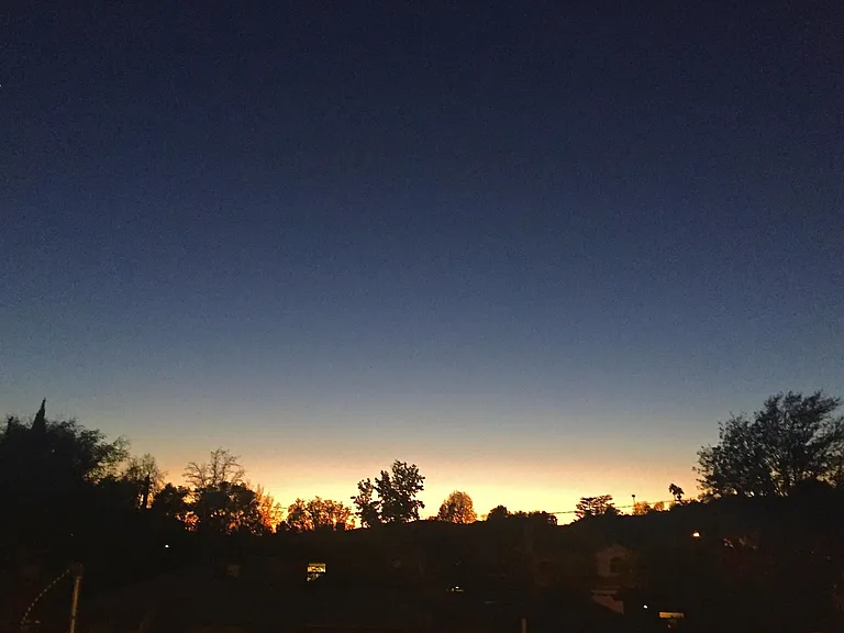 Sunset View from Apartment