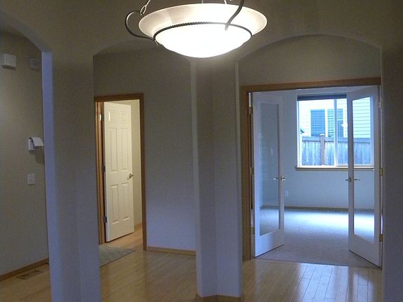 dining room looks out to living room.
