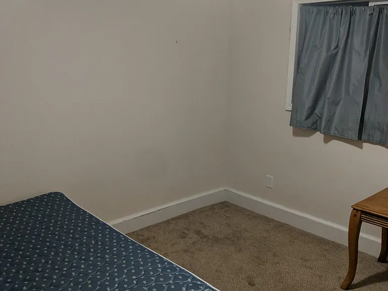 first floor bedroom
closet is outside of bedroom in hallway