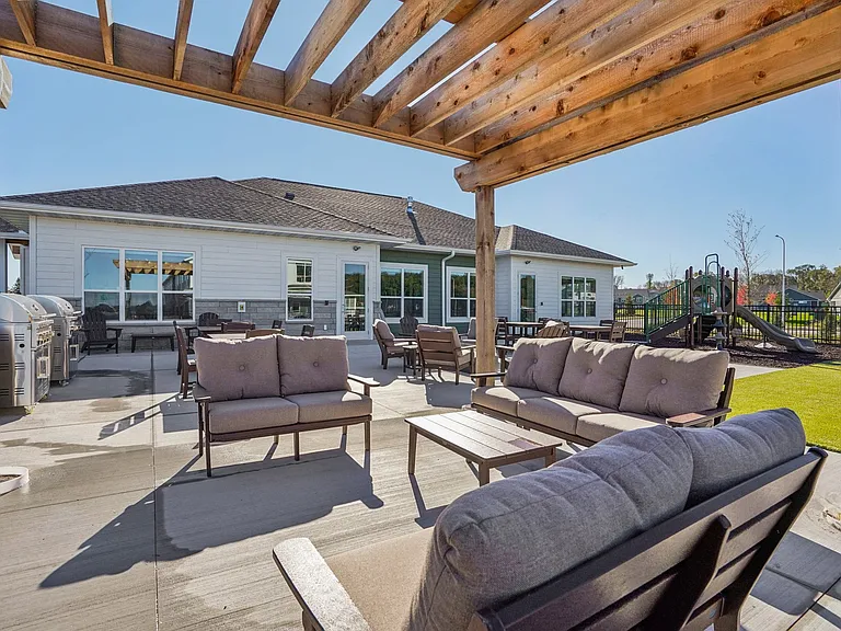 Comfortable outdoor patio