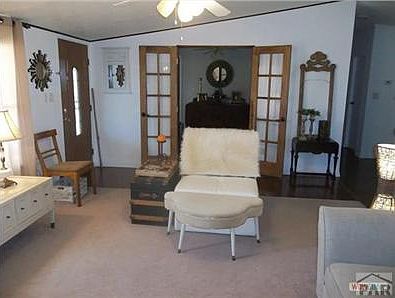 Living room looking towards office