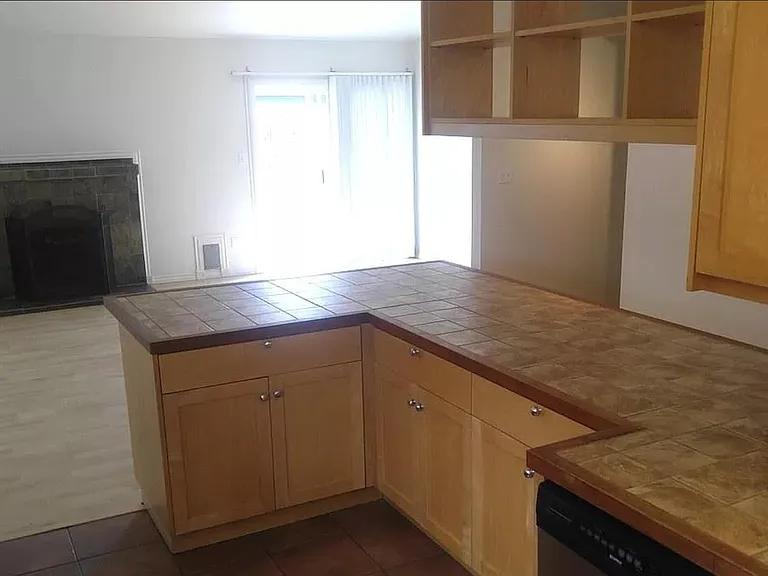 Kitchen looking towards living room