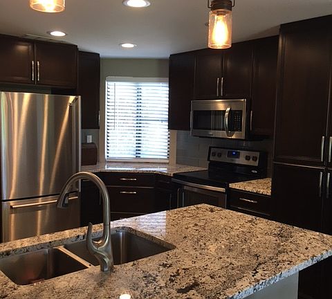 Newly remodeled kitchen