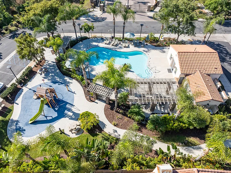 Serra HOA pool, playground, BBQ station and Clubhouse
