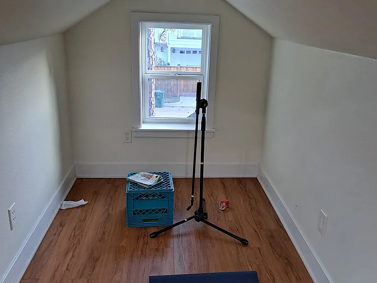 Upstairs nook overlooking Moody St
