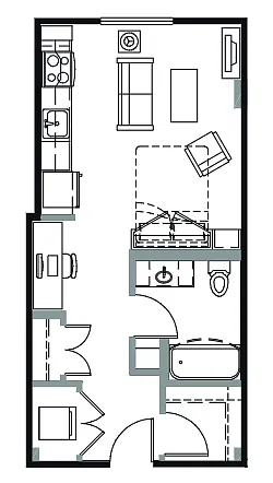 Floor plan S1B