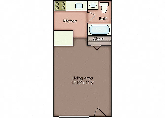 Floor plan Studio