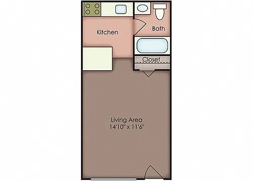 Floor plan Studio