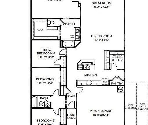3rd image of 1340 W BYRD Avenue