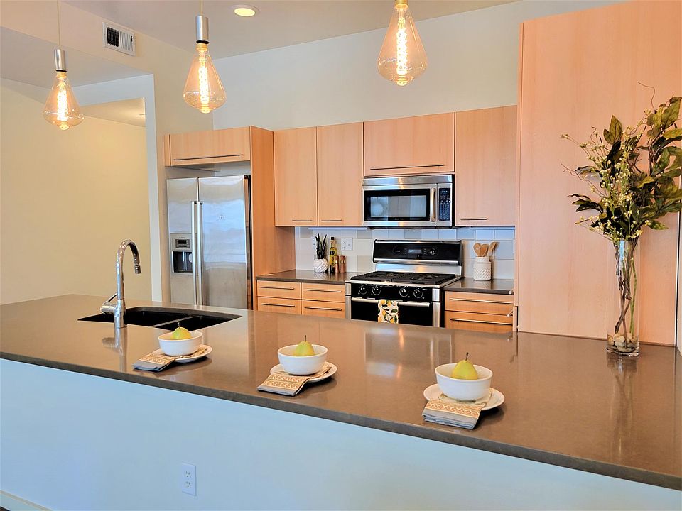 Kitchen with counter height bar seating