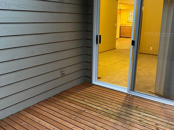 Back deck. Plenty of room for a grill and table!