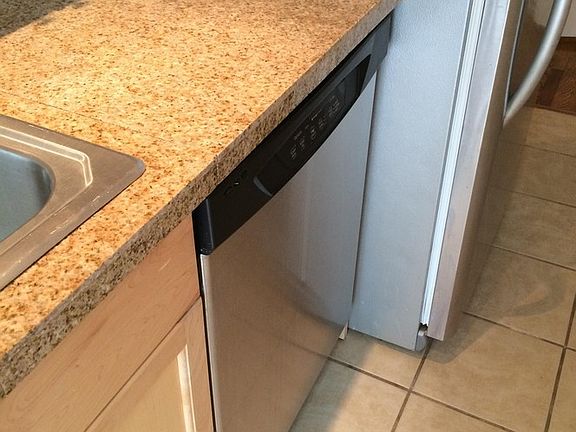Diswasher & counter