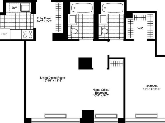 2nd image of 500 W 56th St APT 2102