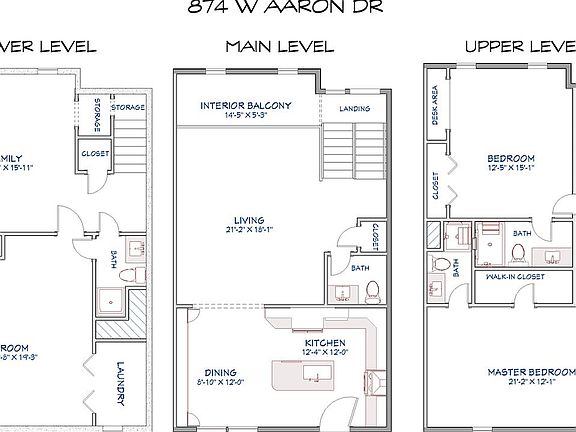 3rd image of 874 W Aaron Dr