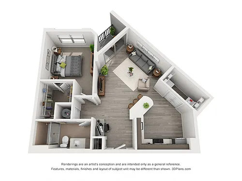 Floor plan 1B