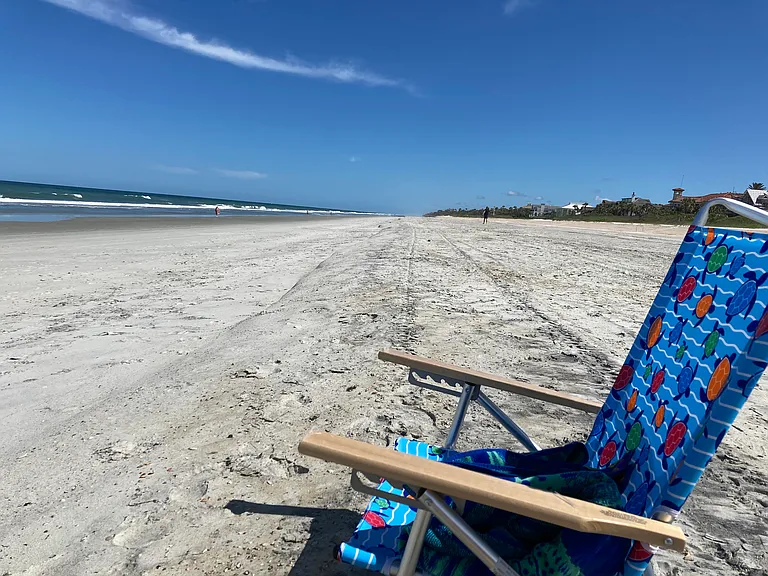 Beach via residential access