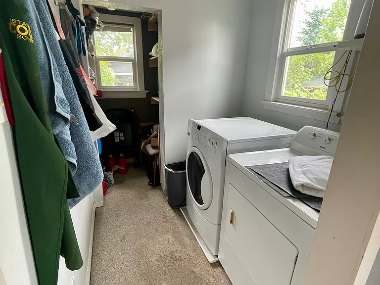 Laundry on main floor off dining room