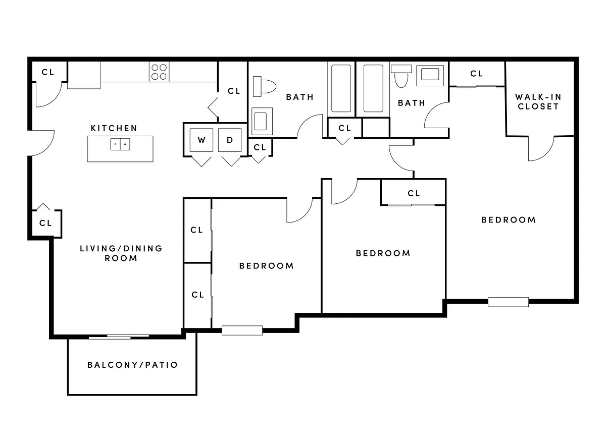 Floor plan The Hickory