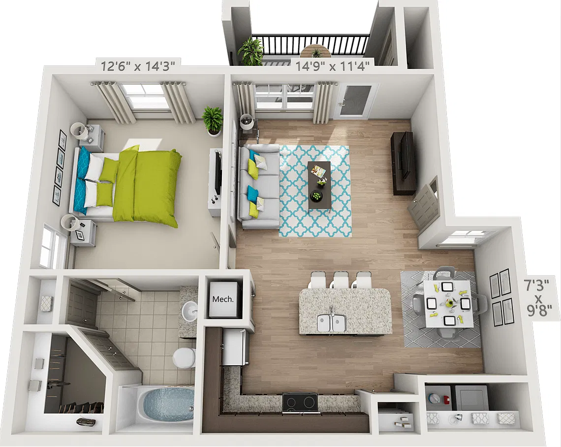 Floor plan A2