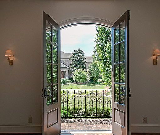 Custom french doors