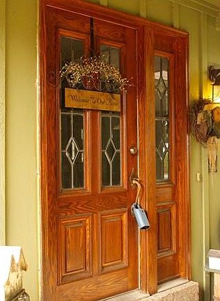 Front door...