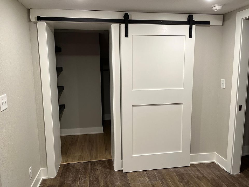 Bathroom barn door