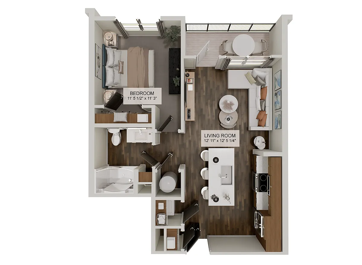 Floor plan Vantage (A1C)