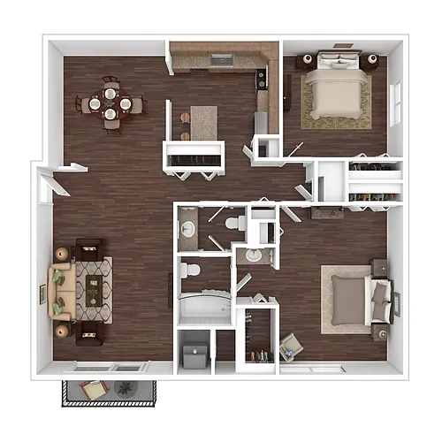 Floor plan 2B15B3