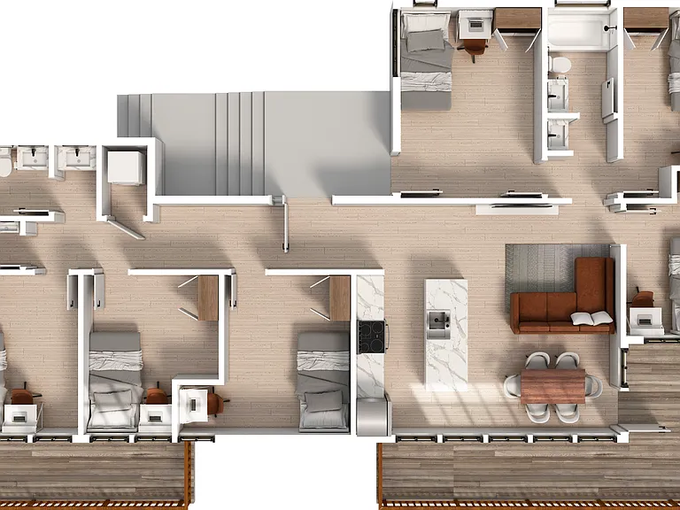 6 Bedroom | 2.5 Bathroom Apartment 6 Bedroom | 2.5 Bathroom Apartment