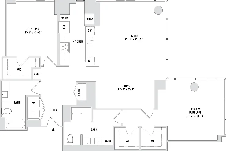 Penthouse PH-3 - 1628 Sq. Ft. - Residences 5602-5802 Penthouse PH-3 - 1628 Sq. Ft. - Residences 5602-5802