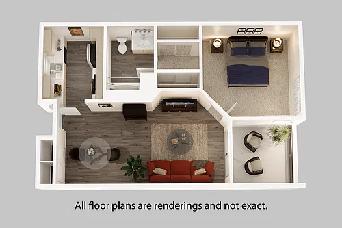 Floor plan 1 Bedroom
