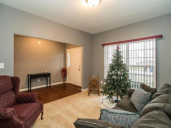 A view within the Flex Room toward the Main Entry.