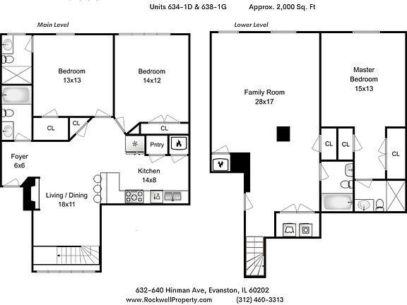 3rd image of 634 Hinman Ave APT 1D