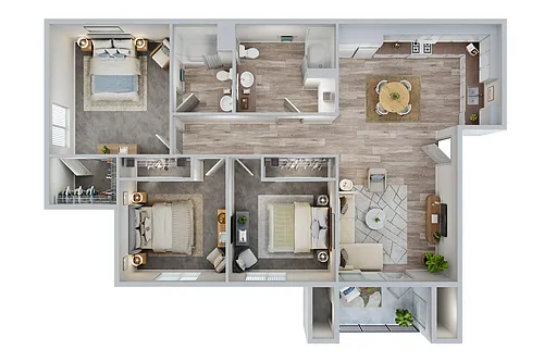 Floor plan 3 Bedroom