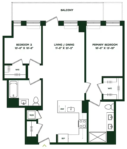 Floor plan B3W