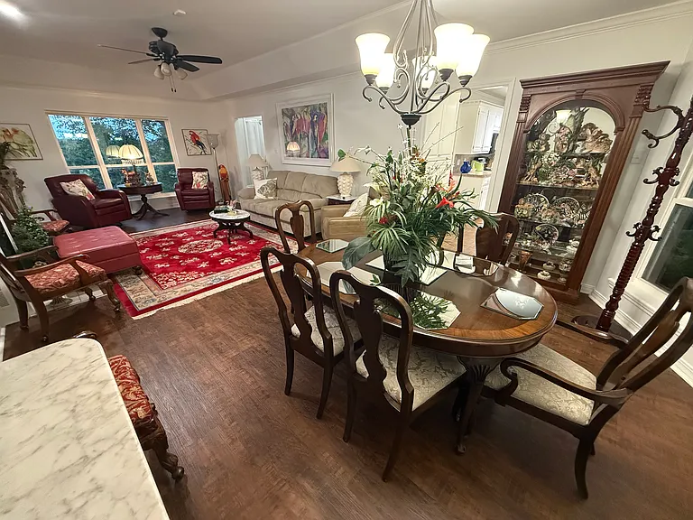 Living and dining room