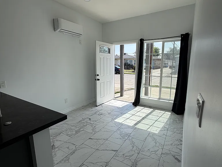 living space with mini-split AC