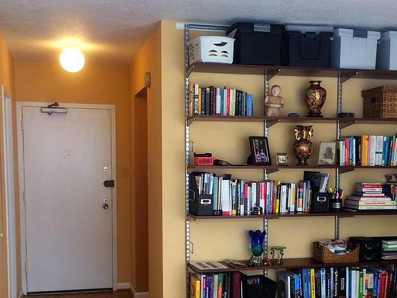 West View-bookcase & hallway