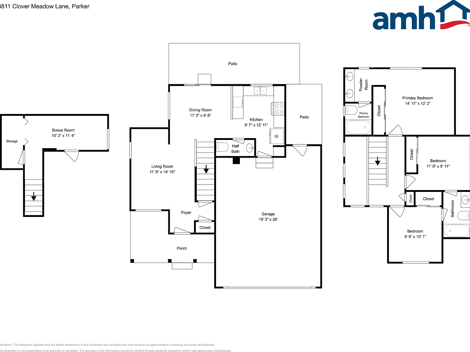3 bed, 2.5 bath, 1407 sqft, $3,045 — Photo 2