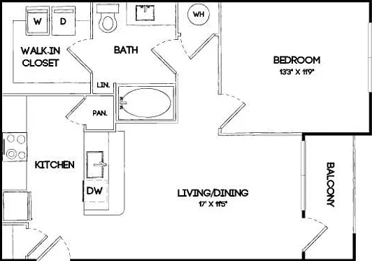 A2 | 1 bed 1 bath | 686 sq ft A2 | 1 bed 1 bath | 686 sq ft