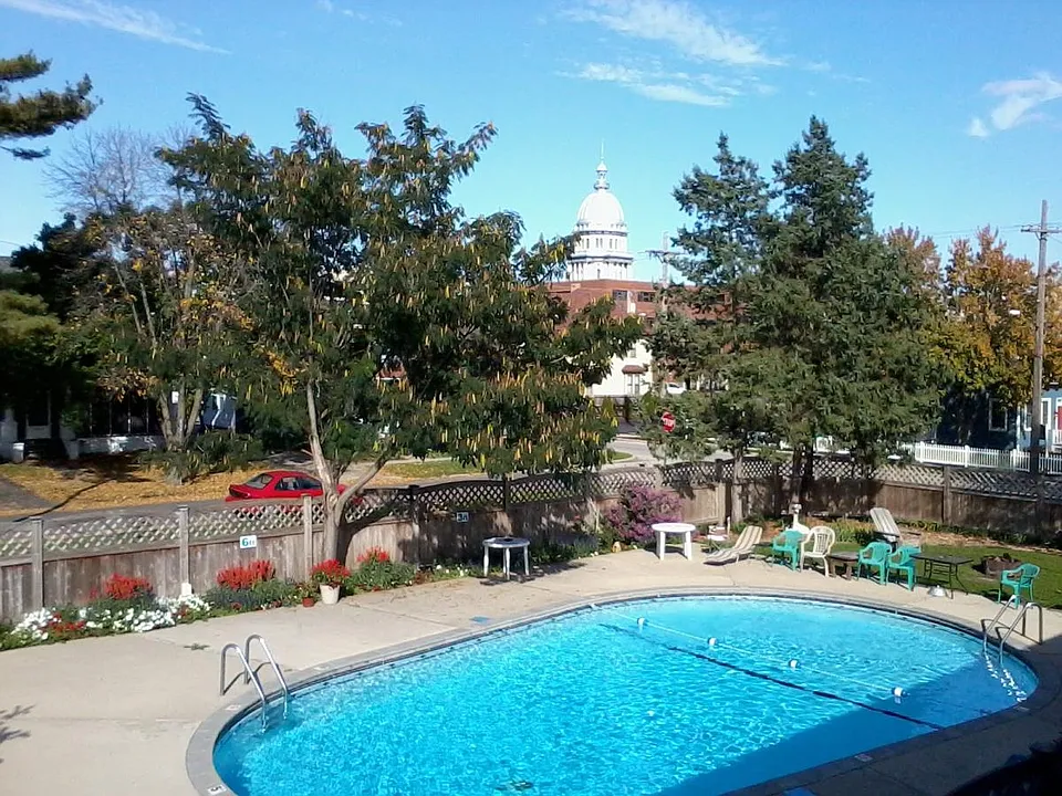View of pool