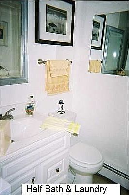 Downstairs Half Bath Laundry