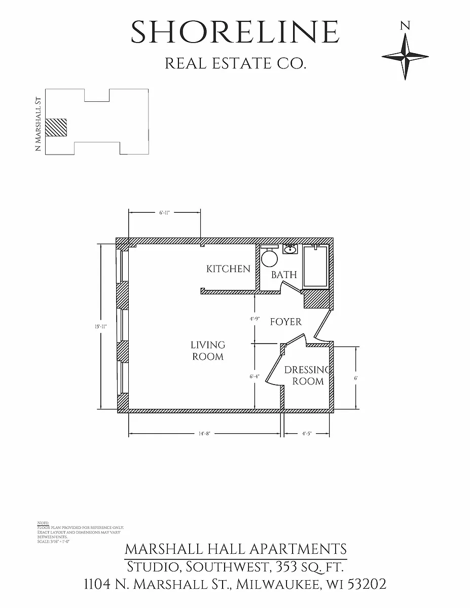 Floor plan Studio 2