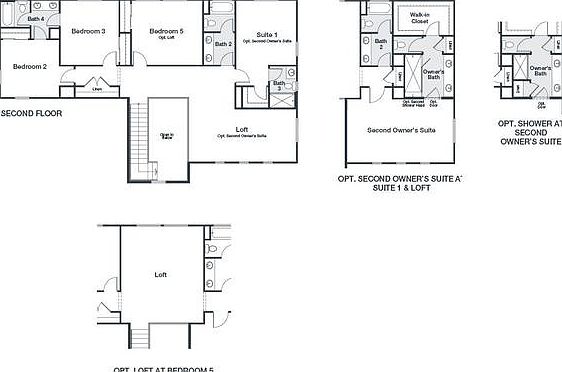 The Cullinan Floor Plan, Second Floor
